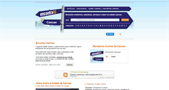 Desktop Screenshot of encontracanoas.com.br