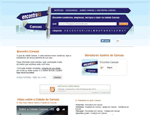 Tablet Screenshot of encontracanoas.com.br